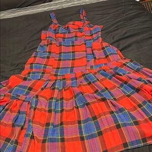 Good Afternoon to Cotten Eyed Jo! Maxi Pinafore with POCKETS!